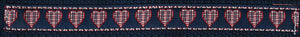 Leash - 1" width HEARTS