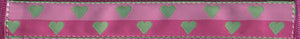 Adjustable Collar - 1" width (Dogs) HEARTS