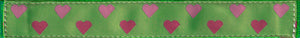 Leash - 1" width HEARTS