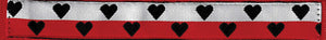 Adjustable Collar - 1" width (Dogs) HEARTS