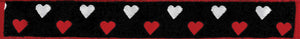 Leash - 1" width HEARTS