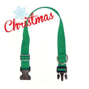 Adjustable Collar - 1" width (Dogs) CHRISTMAS