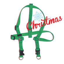 Adjustable Step-N-Harness - 5/8" width (Dogs) & 1/2" width (Puppies) CHRISTMAS