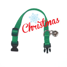 Adjustable Collar with Bell - 1/2" width (Ferrets) CHRISTMAS