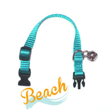 Adjustable Collar with Bell - 1/2" width (Ferrets) BEACH