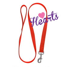 Leash - 5/8" width (Dogs) & 1/2" width (Puppies & Cats) HEARTS