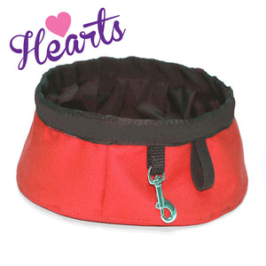 Water Bowl Petite HEARTS